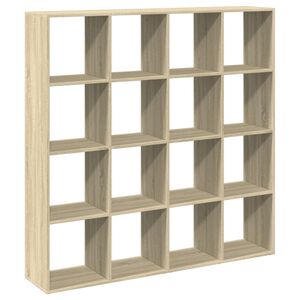 vidaXL Knihovna dub sonoma 137,5 x 29 x 137,5 cm kompozitn&iacute; dřevo