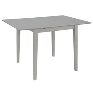 vidaXL Rozkl&aacute;dac&iacute; j&iacute;deln&iacute; stůl &scaron;ed&yacute; (80&ndash;120) x 80 x 74 cm MDF