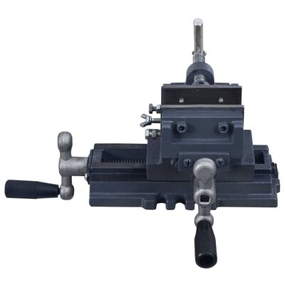 vidaXL Ručně ovládaný strojní svěrák pod vrtačku křížový 70 mm