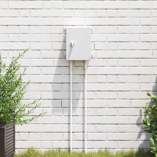 vidaXL Ovládací skříň Šedá 18 x 13 x 24 cm ABS plast