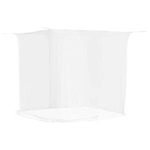 vidaXL Z&aacute;věsn&aacute; moskyti&eacute;ra 156 s&iacute;ťovina b&iacute;l&aacute; 220 x 100 x 150 cm