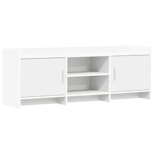 vidaXL Televizn&iacute; skř&iacute;ň 130 x 33 x 47 cm B&iacute;l&aacute; Kompozitn&iacute; dřevo
