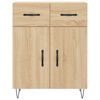 vidaXL Skř&iacute;ň highboard dub sonoma 69,5 x 34 x 180 cm kompozitn&iacute; dřevo