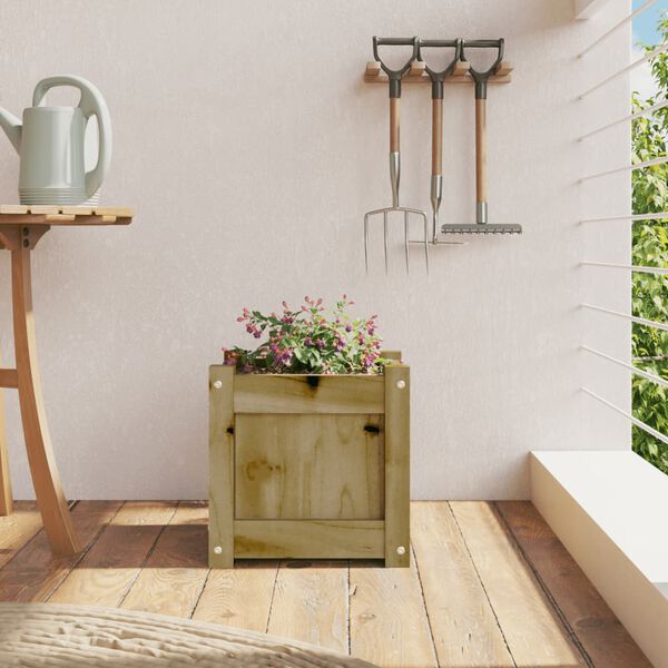 vidaXL Zahradní truhlík 31 x 31 x 31 cm impregnované borové dřevo