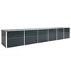 vidaXL Vyv&yacute;&scaron;en&yacute; z&aacute;hon pozinkovan&aacute; ocel 480 x 80 x 77 cm antracitov&yacute;