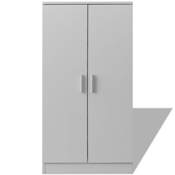 vidaXL Botn&iacute;k se 7 policemi b&iacute;l&yacute;