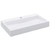 vidaXL Umyvadlo 80 x 46 x 11 cm miner&aacute;ln&iacute;/mramorov&yacute; kompozit b&iacute;l&eacute;