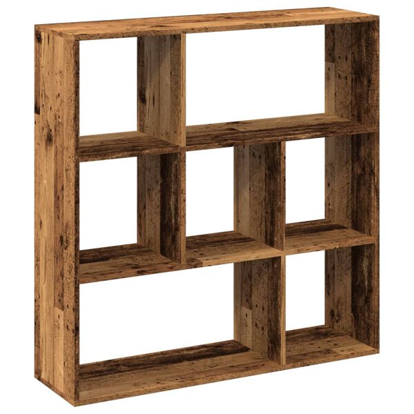 vidaXL Knihovna/děl&iacute;c&iacute; stěna old wood 102x29x103,5 cm kompozitn&iacute; dřevo