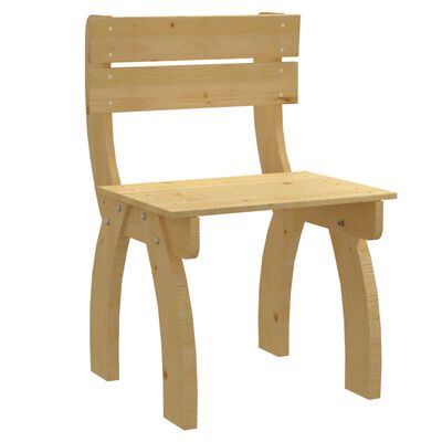 vidaXL Zahradní židle impregnované borové dřevo