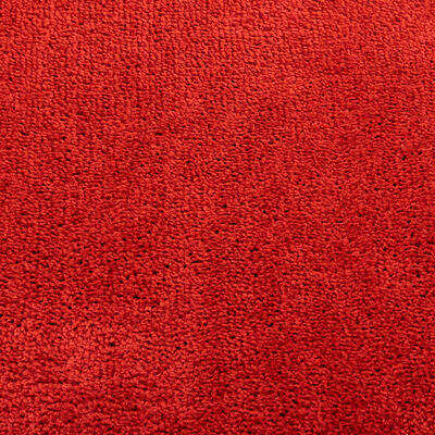 vidaXL Koberec OVIEDO krátký vlas červený 240 x 340 cm