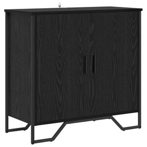 vidaXL Serv&iacute;rovac&iacute; skř&iacute;ň Čern&yacute; dub 78 x 35 x 74.5 cm