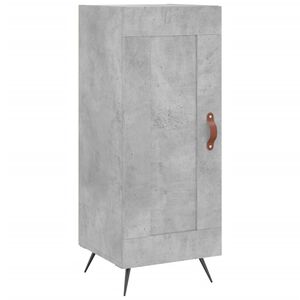 vidaXL Př&iacute;born&iacute;k betonově &scaron;ed&yacute; 34,5 x 34 x 90 cm kompozitn&iacute; dřevo