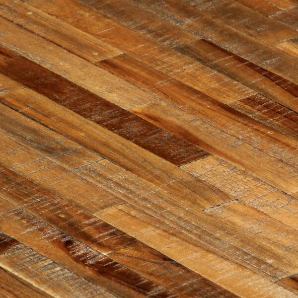 vidaXL J&iacute;deln&iacute; stůl z recyklovan&eacute;ho teaku a oceli 180 x 90 x 76 cm