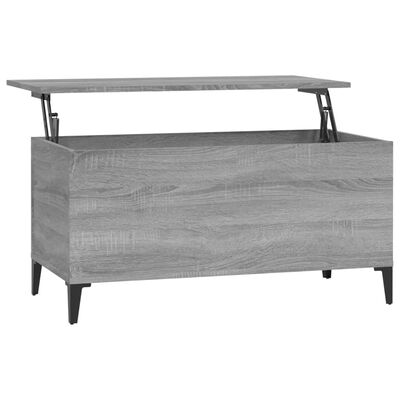 vidaXL Konferenční stolek šedý sonoma 90x44,5x45 cm kompozitní dřevo
