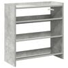 vidaXL Botn&iacute;k betonově &scaron;ed&yacute; 60x25x62 cm kompozitn&iacute; dřevo