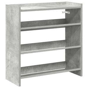 vidaXL Botn&iacute;k betonově &scaron;ed&yacute; 60x25x62 cm kompozitn&iacute; dřevo