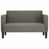 vidaXL Loveseat Sofa Light Grey 109 cm man&scaron;estrov&aacute; tkanina