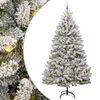 vidaXL Uměl&yacute; v&aacute;nočn&iacute; stromeček 270 cm 300 LED Tepl&aacute; b&iacute;l&aacute; PVC a ocel