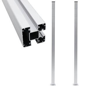 vidaXL Plotov&eacute; sloupky 2 ks hlin&iacute;k 185 cm