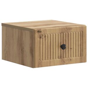 vidaXL N&aacute;stěnn&yacute; nočn&iacute; stolek Dub artisan 33 x 34,5 x 20 cm