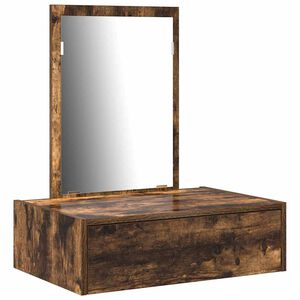 vidaXL Kosmetick&yacute; stůl Hněd&aacute; 60 x 40 x 70 cm Kompozitn&iacute; dřevo