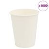 vidaXL Pap&iacute;rov&eacute; kel&iacute;mky na k&aacute;vu 1000 pcs 8oz 200ml b&iacute;l&eacute;