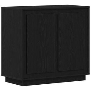 vidaXL Serv&iacute;rovac&iacute; skř&iacute;ň Čern&yacute; dub 80 x 40 x 75 cm kompozitn&iacute; dřevo