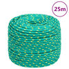 vidaXL Lodn&iacute; lano zelen&eacute; 8 mm 25 m polypropylen