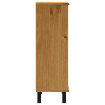 vidaXL Botník FLAM 59,5 x 35 x 107 cm masivní borové dřevo