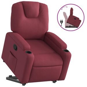 vidaXL Zvedac&iacute; polohovac&iacute; křeslo v&iacute;nov&eacute; textil