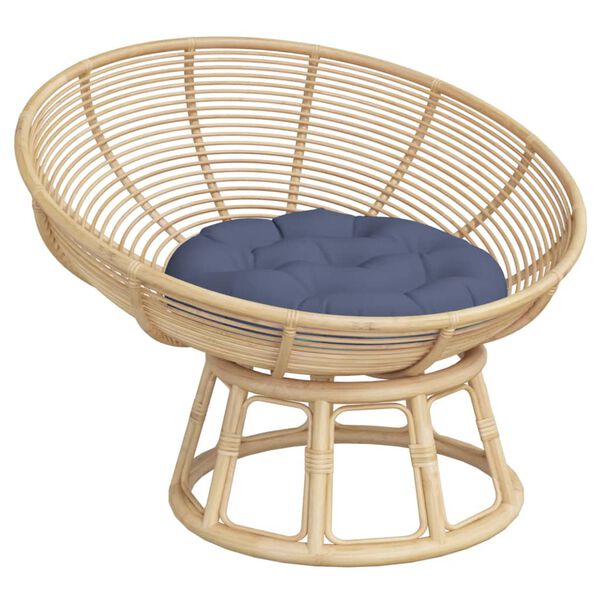 vidaXL Kulat&yacute; sed&aacute;k n&aacute;mořnicky modr&yacute; &Oslash; 60 x 11 cm oxfordsk&aacute; tkanina