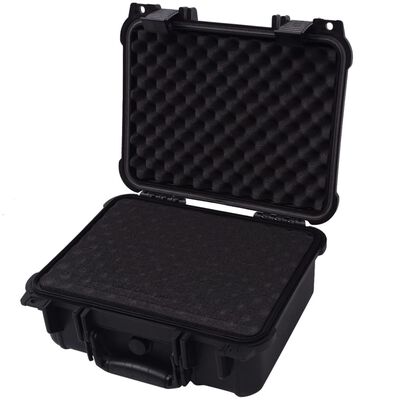 vidaXL Ochranný kufřík černý 35 x 29,5 x 15 cm