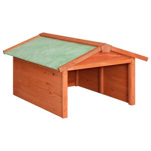 vidaXL Gar&aacute;ž na robotickou sekačku 72 x 87 x 50 cm masivn&iacute; jedle