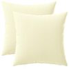 vidaXL Povlak na pol&scaron;t&aacute;ř 2 pcs HEERLEN Kr&eacute;mov&aacute; 30 x 30 cm Polyester