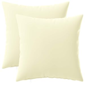 vidaXL Povlak na pol&scaron;t&aacute;ř 2 pcs HEERLEN Kr&eacute;mov&aacute; 30 x 30 cm Polyester