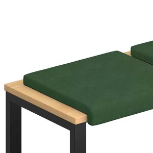 vidaXL Pol&scaron;t&aacute;ř na lavici 4 ks man&scaron;estr Tmavě zelen&aacute; Hloubka 35 cm