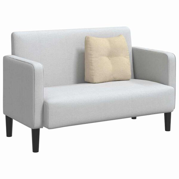 vidaXL Polštář na záda Krémová 45 x 24 x 50 cm textil