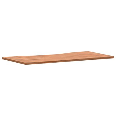 vidaXL Deska psacího stolu 80 x (36–40) x 1,5 cm masivní bukové dřevo