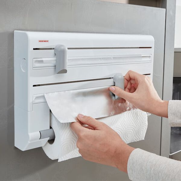 Leifheit N&aacute;stěnn&yacute; drž&aacute;k rol&iacute; Parat b&iacute;l&yacute; 25703