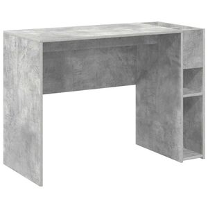 vidaXL Stůl Betonově &scaron;ed&aacute; Kompozitn&iacute; dřevo 109 x 50 x 78 cm