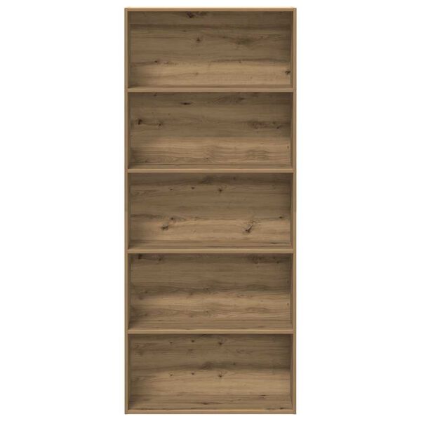 vidaXL Knihovna dub artisan 80 x 30 x 189 cm kompozitn&iacute; dřevo