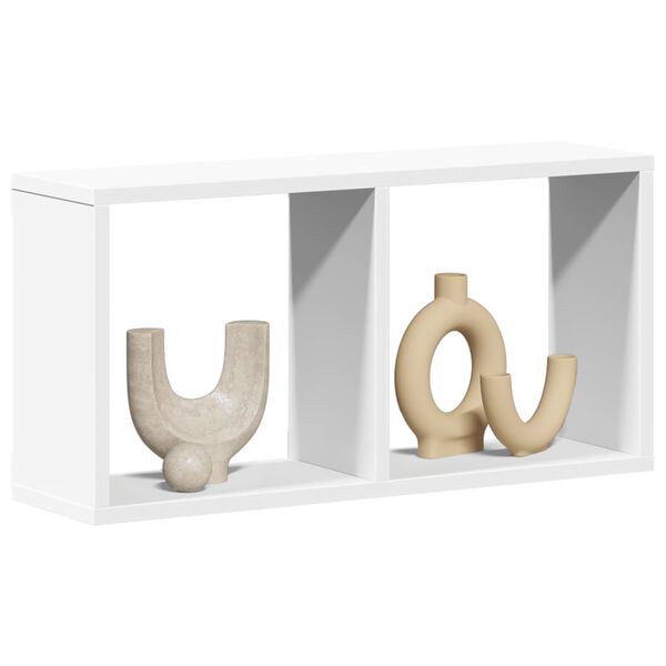 vidaXL N&aacute;stěnn&aacute; skř&iacute;ňka 60 x 16 x 30 cm b&iacute;l&aacute; kompozitn&iacute; dřevo