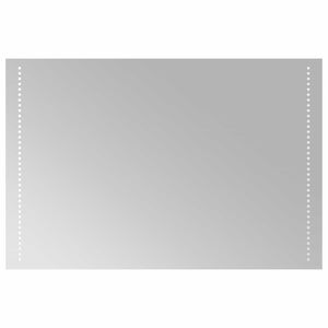 vidaXL LED koupelnov&eacute; zrcadlo Transparentn&iacute; 90 x 60 cm tvrzen&eacute; sklo