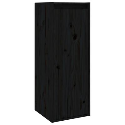 vidaXL TV skříňky 5 ks černé masivní borové dřevo