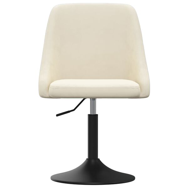 vidaXL J&iacute;deln&iacute; židle kr&eacute;mov&aacute; samet