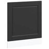 vidaXL Panel na myčku Porto čern&yacute; 60x1,5x57 cm kompozitn&iacute; dřevo