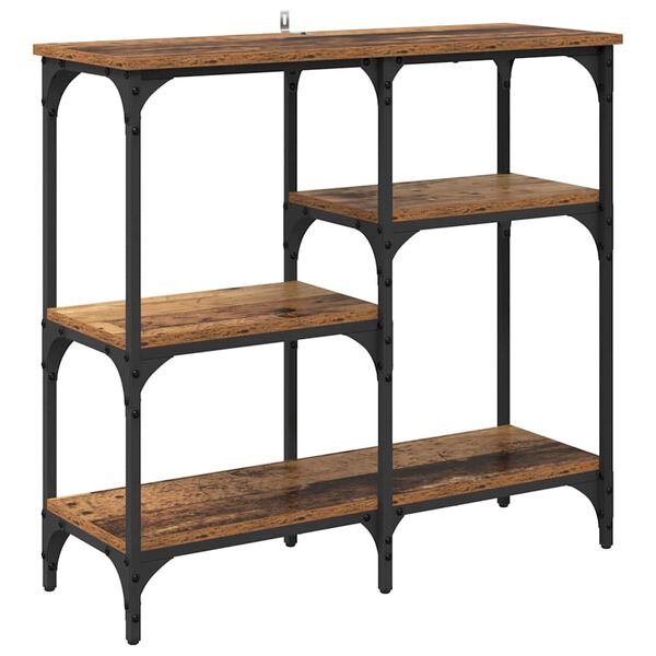 vidaXL Konzolov&yacute; stolek Star&eacute; dřevo 80 x 29 x 75 cm kompozitn&iacute; dřevo