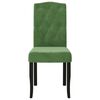 vidaXL J&iacute;deln&iacute; židle 6 ks tmavě zelen&eacute; samet
