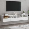 vidaXL N&aacute;stěnn&eacute; TV skř&iacute;ňky 2 ks b&iacute;l&eacute; 80 x 30 x 30 cm kompozitn&iacute; dřevo