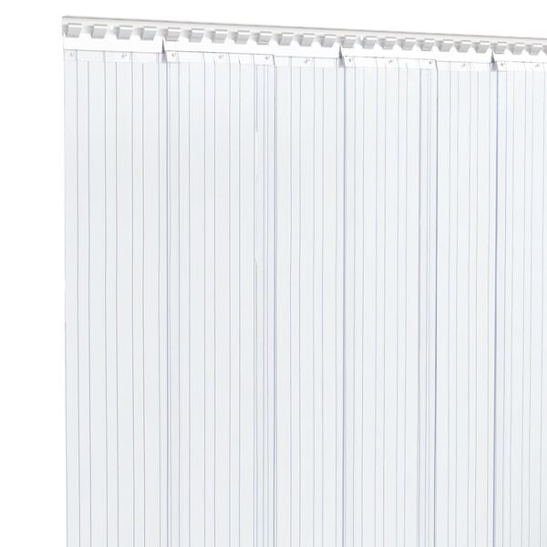 vidaXL Z&aacute;věs do dveř&iacute; průhledn&yacute; 200 mm x 1,6 mm 50 m PVC